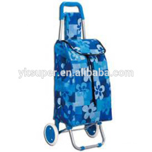 Supermarket portable trolley with removable bags